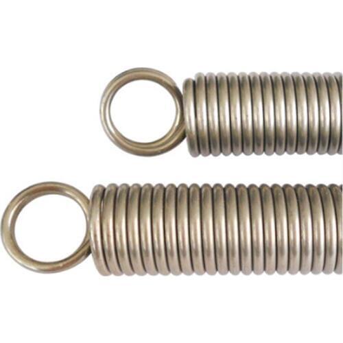 2pcs wire diameter 0.8mm stainless steel stretched with hook spring outer diameter 5mm~10mm length 300mm