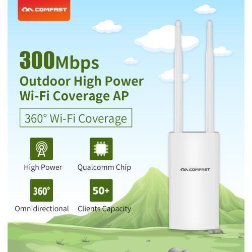 300Mbps CF-EW71 High-Power 2.4Ghz Outdoor Wireless AP/Router omnidirectional Coverage Access Point Wi fi BaseStation Easy Set-up