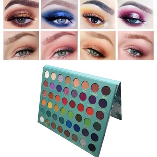 48-Color Butterfly Eyeshadow Palette Pearly Matte Highly Pigmented Eyeshadow Easy To Color Long-lasting Eyeshadow Powder TSLM1