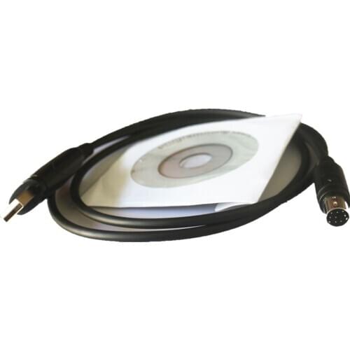 8 pin USB Programming Cable Cord For Yaesu CAT CT-62 FT-857 FT-857D FT-897 FT-897D FT-100, FT-100D, FT-817, FT-817ND Radios