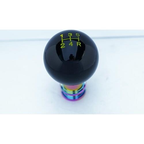 Car Manual Shift Knob Gear Shifter Head Shift Knob Stick Crystal Transparent Milky Gear Shift Knob RS-SFN081