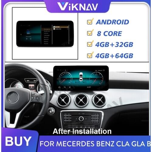 Android Auto Radio For Mecerdes Benz CLA GLA B 2014 2015 2016 2017 2018 car multimedia player GPS navigation head unit