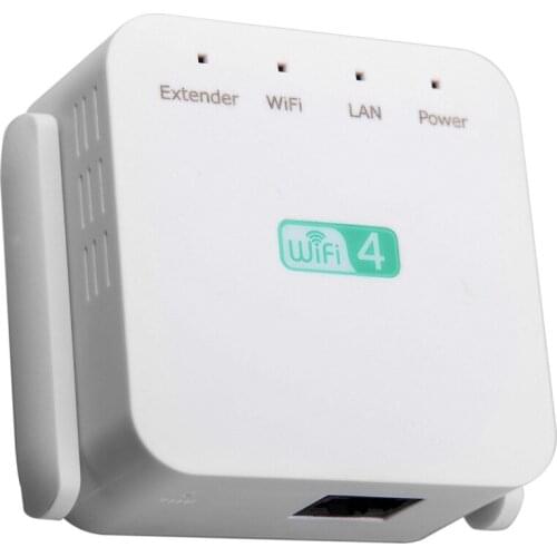 Black 300M Wireless Repeater Wifi Signal Amplifier Wifi Repeater Signal Extender Home Router IEEE802.11B/G/N Wireless AP