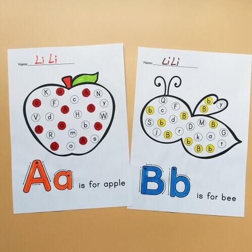 26 Letters Different Five Exercises Homework Paper English Language Learning Material Practice Reading Book For Kids Workbook