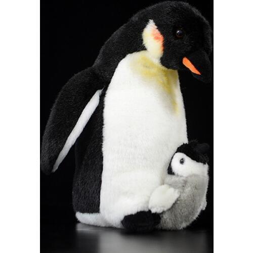 Emperor Penguin Stuffed Dolls Animal Cute Aptenodytes forsteri Antarctic Simulation Lifelike Kawaii Real Life Plush Kids Gift