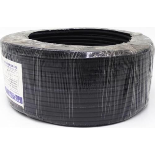 OD 6mm bulk cable audio cable 2 core with copper mesh shield conductor using 99.99% high purity OFC oxygen free copper 1 meter