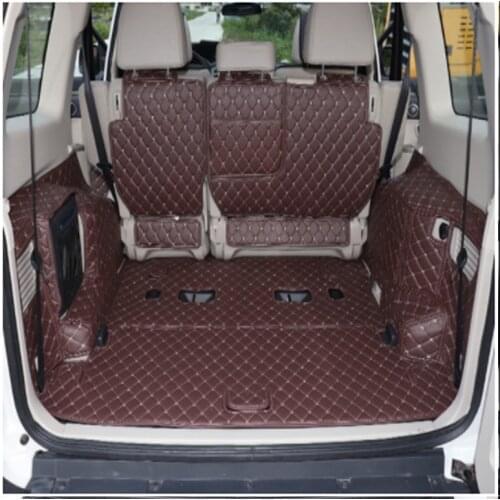 For Mitsubishi Pajero V97 V93 V73 12-18Car Custom car trunk mats waterproof boot carpets Car Accessories Interior