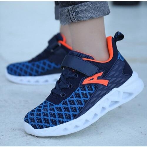 2019 Spring Autumn Children Casual Shoes Boys Breathable Mesh Soft Sports Sneakers Fashion Brand Kids Outdoor Trainers For Girls