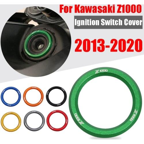 Motorcycle Ignition Cover Key Ignition Switch Ring Accessories For Kawasaki Z1000 Z 1000 2013 2014 2015 2016 2017 2018 2019 2020