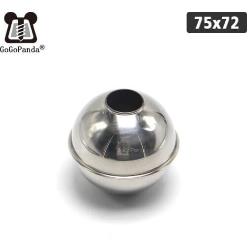 Free Shipping 1pc 75*72*23mm Magnetic Stainless Steel Float Ball For Water Level Float Switch Accessorie