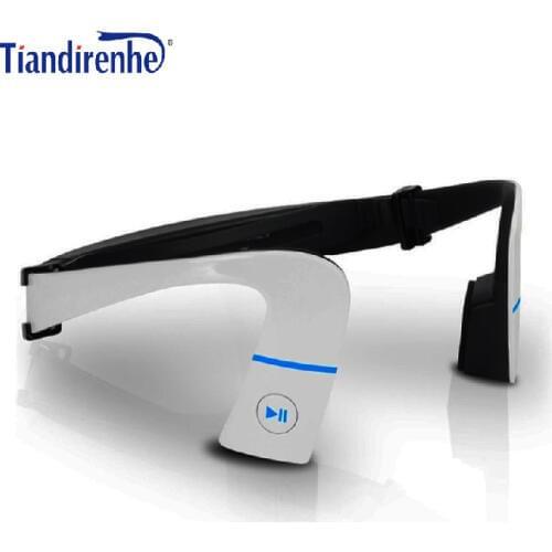 Newest Bone Conduction Bluetooth Headphone Sports Headset Stereo Bass Earphone with Microphone USB Wireless Headphones