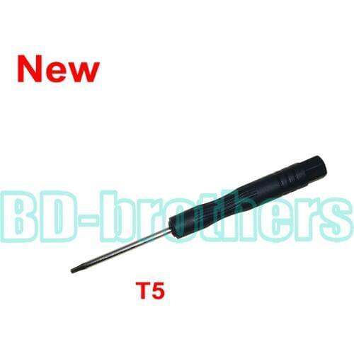 New Arrived Black T5 Screwdriver Torx Screw Drivers Key Tool for Moto Phone Notebook Hard drive Circuit Board Repair 3000pcs/lot