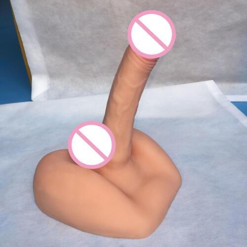 New Adult Products TPE Skin Feeling Sex Doll Sex Toys for Women Male Penis with Base Stimulator Toy