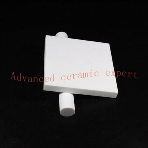 Boron Nitride Machinable Ceramic Plate/BN Refractory Ceramic Board 100*100*30mm/Insulating Ceramic Plate