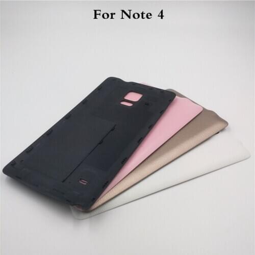 Original For Samsung Galaxy Note 4 Back Cover Case Note4 N9100 Battery Rear Door Replacement Parts