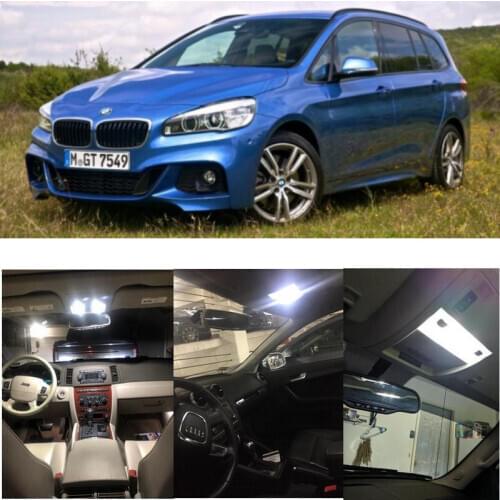 5x LED interior lighting complete set For BMW 2er F46 Gran Tourer reading light rear lights error free