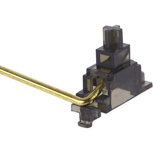 Gray Clear Gold Wire Satellite Axis Mounted Screw-in Stabilizers 6.25u 2u Mechanical Keyboard Screw Stabilizers