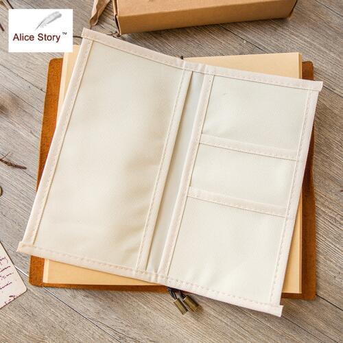 Traveler Notebook Oxford Cloth Pocket Storage Bag L/M Size Spiral Cowhide Diary Card Bag Receive Pocket Hot Sale