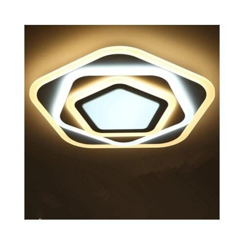 Ultrathin Acrylic Led Ceiling Lights lamps for living room bedroom lustres de sala home remote control LED Chandelier ceiling