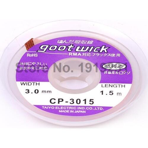 1PCS BGA Desoldering Braid Solder Wick Tin Remover Wire CP-3015 Soldering Accessory Wholesale Desoldering wire