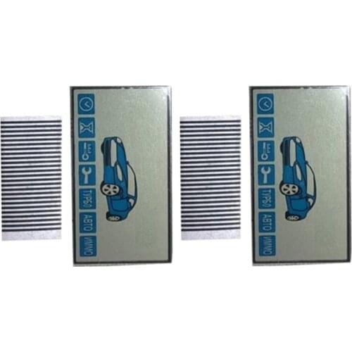 2PCS/lot Lcd Display Flexible Cable For Starline A93 A63 E90 E95 E60 E85 B92 B94 Car Remote Keychain Lcd Screen Zebra Stripes