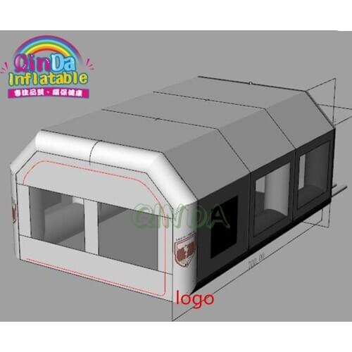 2020 New design inflatable spray booth for car paint use tent