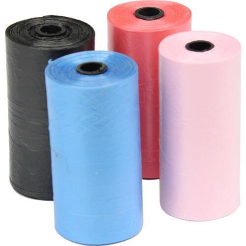 4 Rolls 80pcs Pets Dogs Cat Pooper Bags Biodegradable Garbage Pet Dog Waste Bags Dog Cat Cleaning Up Refill Garbage Bag supplies