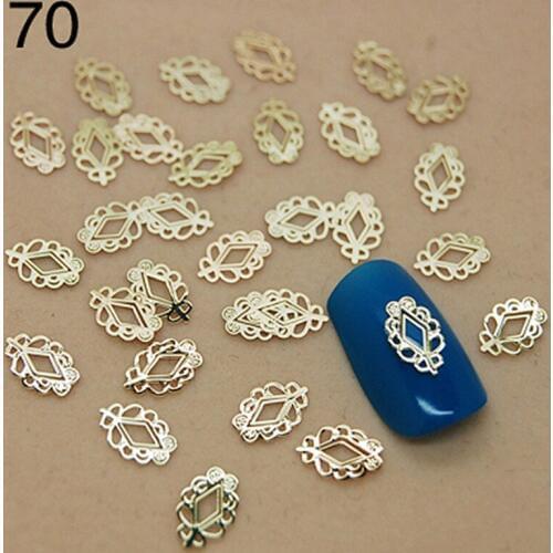 More than 700pcs Metal Jewelry Nail Decoration Tiny Slice Metal Nail Art & Cell Phone Sticker Accessories k70