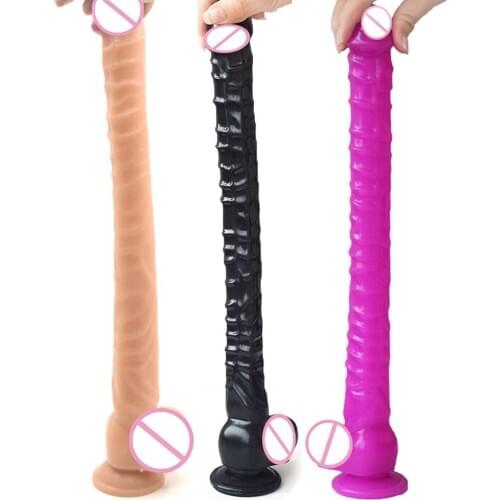 42cm Long Big Dildo for Women Suction Lesbian Sexy Toy for Couples Big Dildo Sucker Masturbation for Women Sex Adults Toys