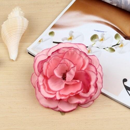 New Fabric Camellia Flower Brooch Cloth Scarf Shirt Lapel Pins and Brooches Corsage Fashion Jewelry Gifts for Women Accessories