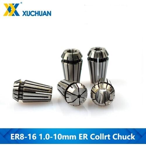 1pc ER8-16 1.0-10mm Spring Collet Clamp For CNC Engraving Machine Collet Chuck Holder