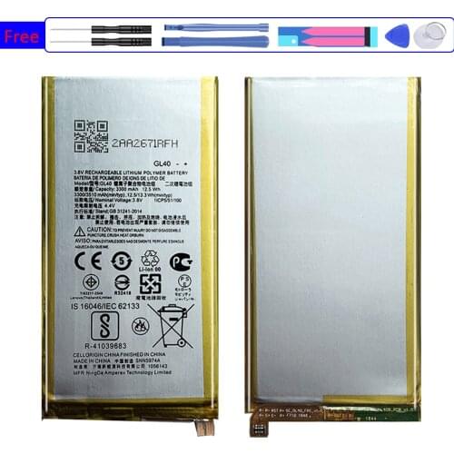 GL40 Battery 3510mAh For Motorola Moto Z Play Droid XT1635 XT1635-01 XT1635-02 XT1635-03 SNN5974A Mobile Phone Bateria