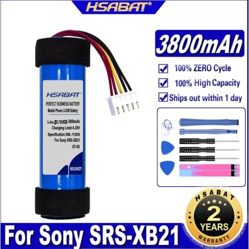 HSABAT ST-05 ST-05S 3800mAh Bluetooth Speaker Battery for Sony SRS-XB21 Batteries