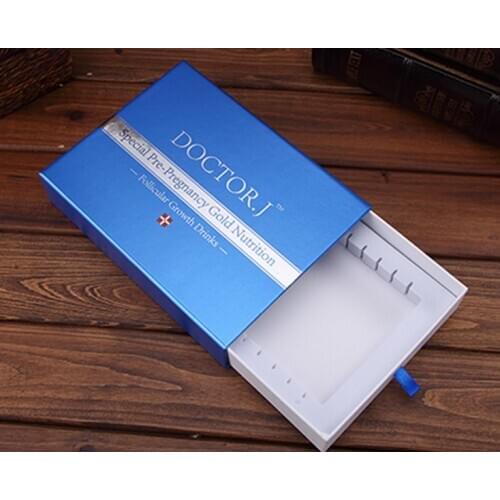 Customized Popular Eco Paper Cardboard Packaging Folding Sliding Drawer Sliding Flat Christmas Gift Box ---PX10203