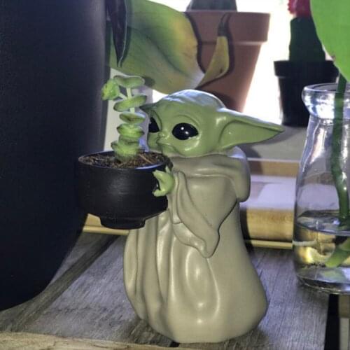 Resin Cartoons Bonsai Flowerpot Art Sculpture Human Face Vase Ornaments Succulents Head Shape Plant Pots Garden Home Decoration