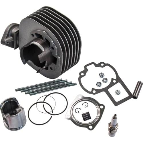 Cylinder Piston Head Gasket Kit For Suzuki LT80 Cylinder 2pcs Circlips 1987-2006 For KAWASAKI KSF 80 KSF80 2003-2006