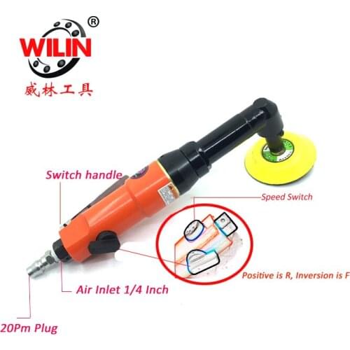 Micro Min Pneumatic Angle Grinder Car Headlights Polishing Door Handle And Narrow Samll Area Point Detail Paint Repair