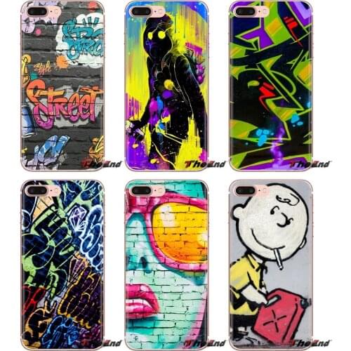 For Xiaomi Mi A1 A2 A3 5X 6X 8 9 9T 10 10T 11 Lite SE Pro Soft Transparent Cases Covers Graffiti Wallpaper