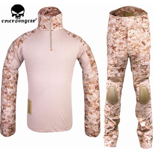 2019 NEW Emersongear Airsoft gen2 BDU Navy Seals AOR1 ACT OF VALOR Army uniform Military Combat Uniform Suits EM6914