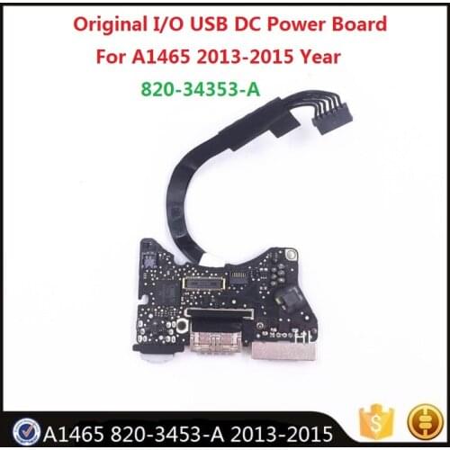 Original Power Board For MacBook Air 11.6" A1465 I/O USB Audio Board Power DC Jack 2013 2015 Year 820-3453 820-3453-A 923-0430