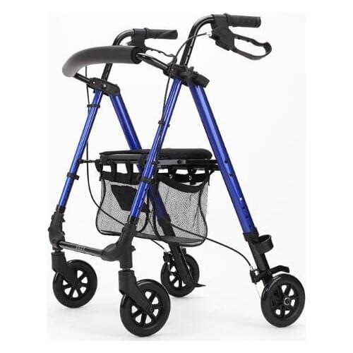 2021Portable Shopping Cart High-grade Aluminum-magnesium Alloy Trolley Shopping Cart for old man