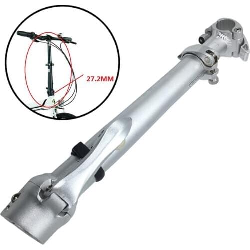 Durable Folding Aluminium Alloy Bicycle Stem Bike Handlebar Stem Bike Riser Extend Tube Bicycle Part for Folding Bike Scooter