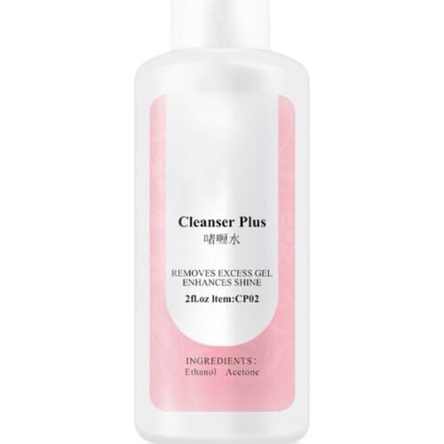 35ml Nail Cleanser Polish Gel Degrease Transparent Poly Nail Extension Gel Slip Solution Nail Art Remover Cleanser