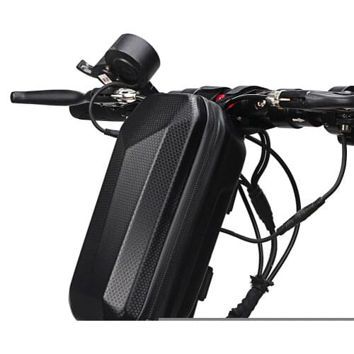 2L Hard Shell Front Scooter Hanging Bag Waterproof Folding Bicycle Carry Pouch Skateboard Handle Case for xiaomi m365Accessories