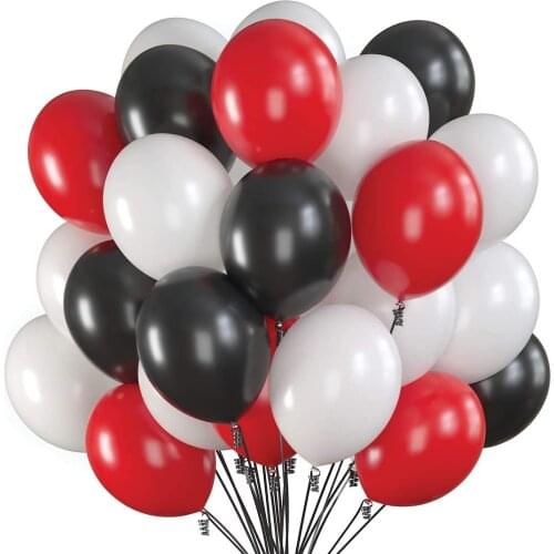 Party Balloons 10 Inch Blue Pink White Balloons Theme Party Decoration Boy Baby Shower Birthday Parties Wedding Supplies