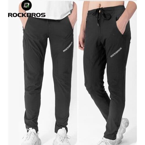 ROCKBROS Cycling Pants Spring Summer Quick Drying Sports Pants Women Mens Pants MTB Road Bike Pants Breathable Bicycle Trousers