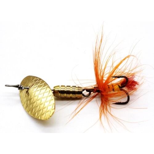 1pcs/lot Insect Bionic Fishing Lure Rotating Metal Spinner spoon bait 2g/3g/4g/7g Artificial Swimbait Bass Squid Carp Pike lures