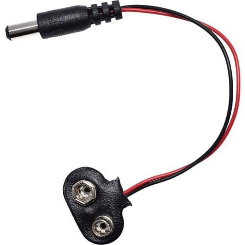 1pcs /lot UNO R3 9V Battery Connector 9V battery clip for arduino in stock top quality