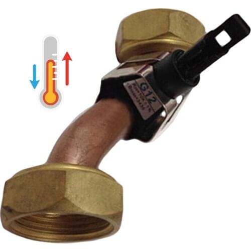 10K 50K G12 G18 Wall Mounted Tube Clamp Type NTC Temperature Sensor Probe Head High Accuracy