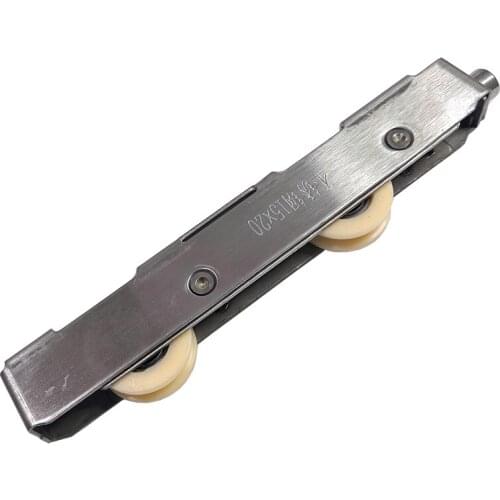 Frameless balcony roller sliding glass door plastic steel window pulley shower room Concave wheel mute nylon roller hardware